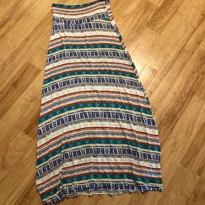 Tribal maxi skirt